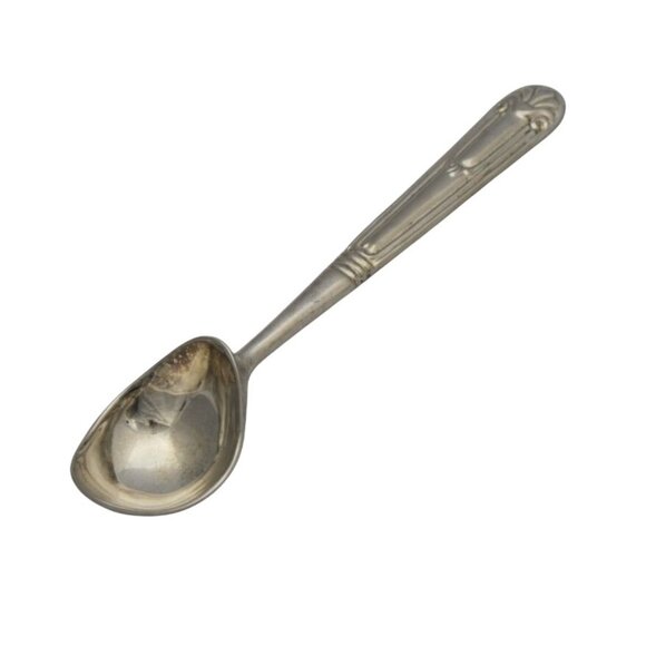 Vintage Silver Plated Ice Cream Scoop Ornate Handle - Picture 3 of 6